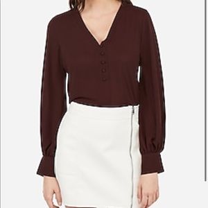 Express Button Front Chelsea Blouse